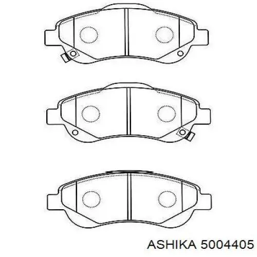 Передние тормозные колодки 5004405 Ashika