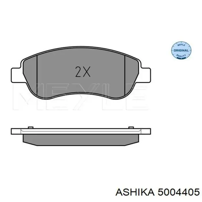 Купить 5004405 Ashika Колодки тормозные