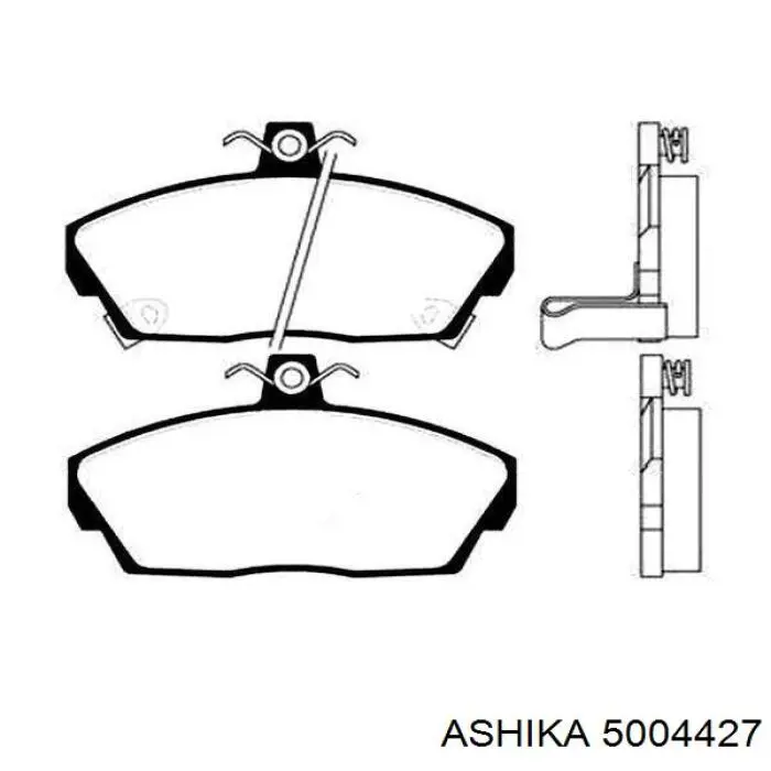 Колодки Ashika 5004427 цена, от 20.94 USD
