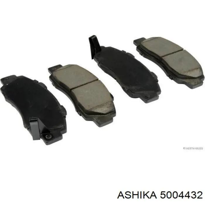 5004432 Ashika колодки тормозные передние дисковые