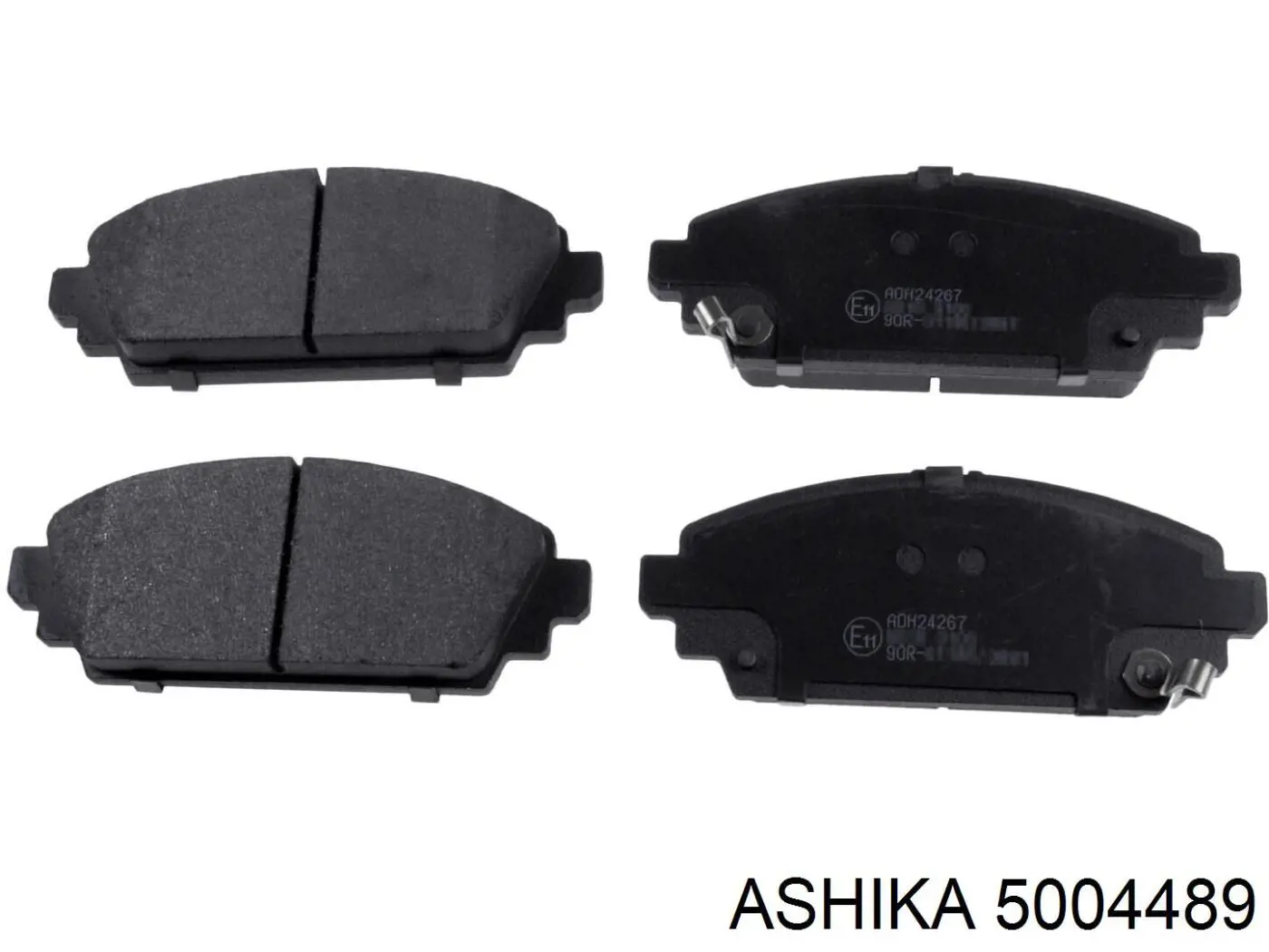 50-04-489 Ashika колодки тормозные передние дисковые