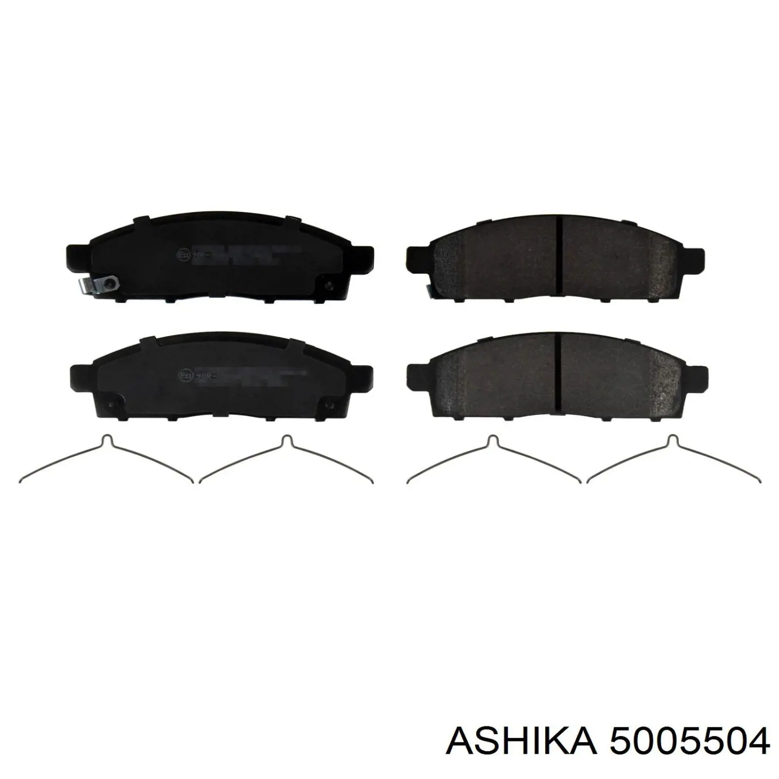 Передние тормозные колодки 5005504 Ashika