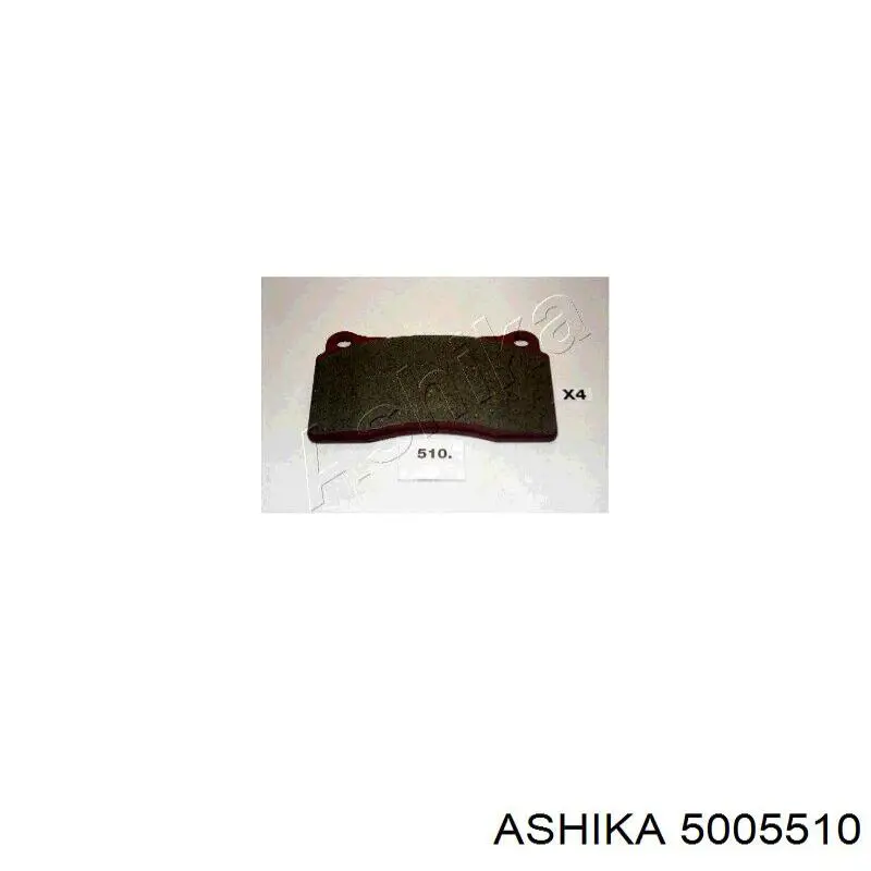 Купить 5005510 Ashika Колодки тормозные