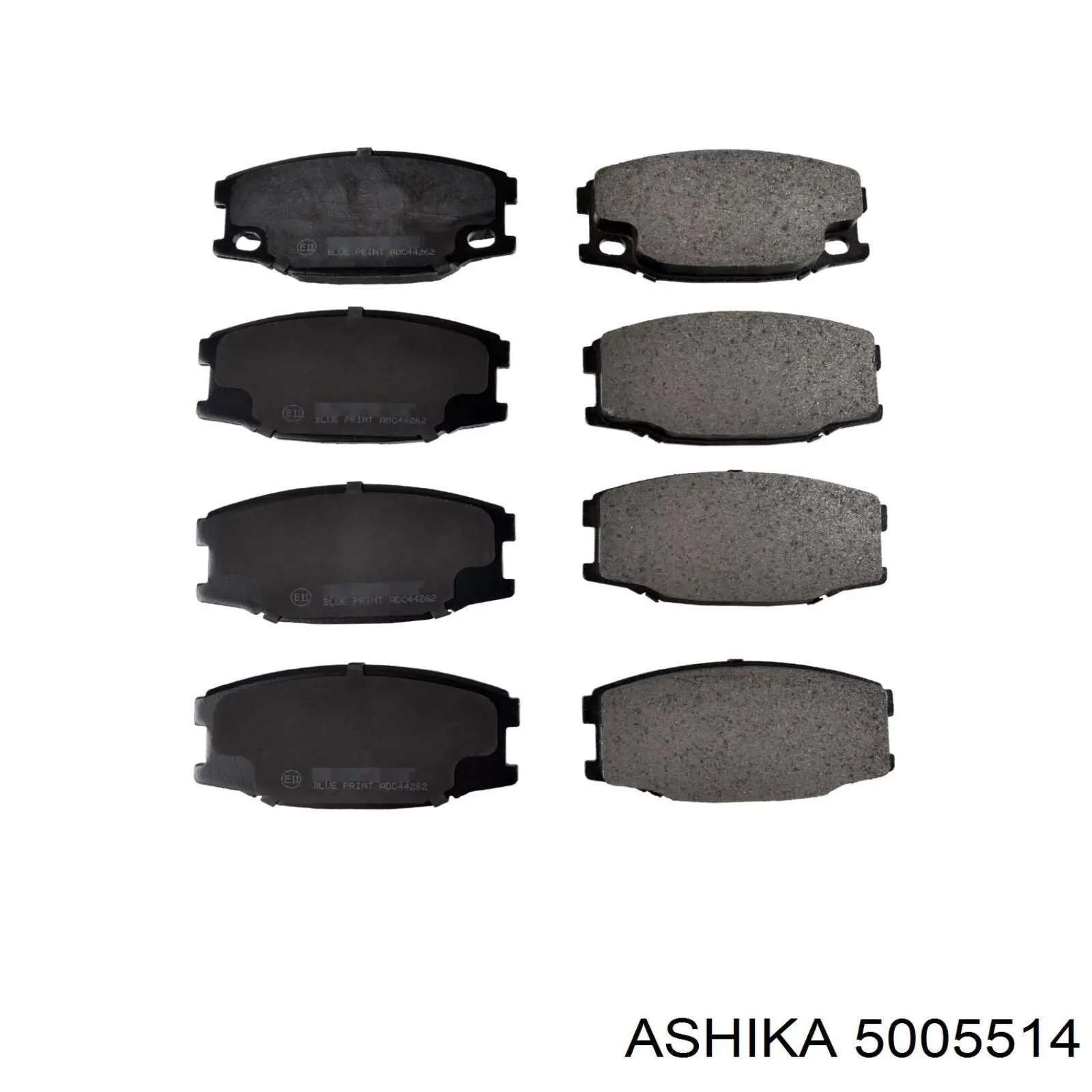 5005514 Ashika колодки тормозные передние дисковые