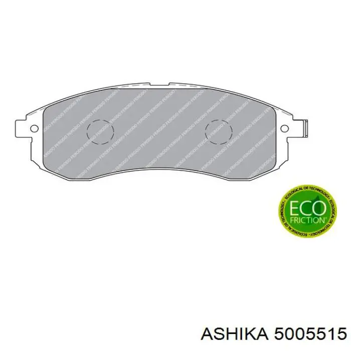50-05-515 Ashika передние тормозные колодки