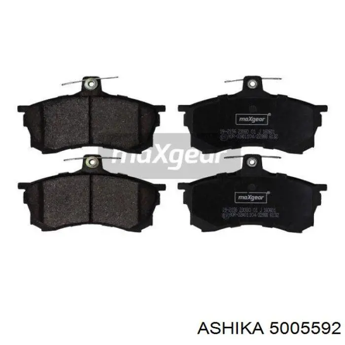 5005592 Ashika колодки тормозные передние дисковые