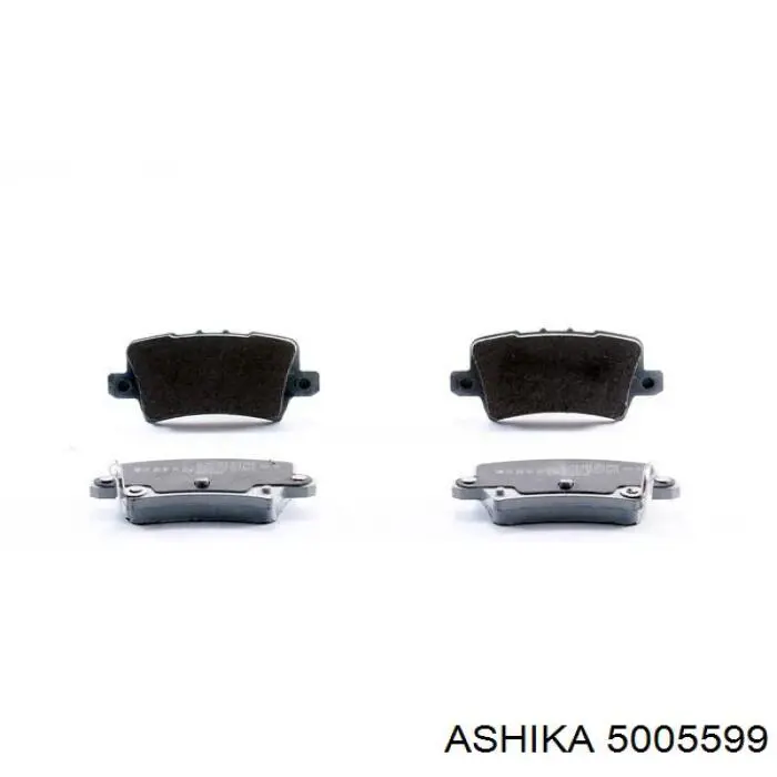 Купить 5005599 Ashika Колодки тормозные