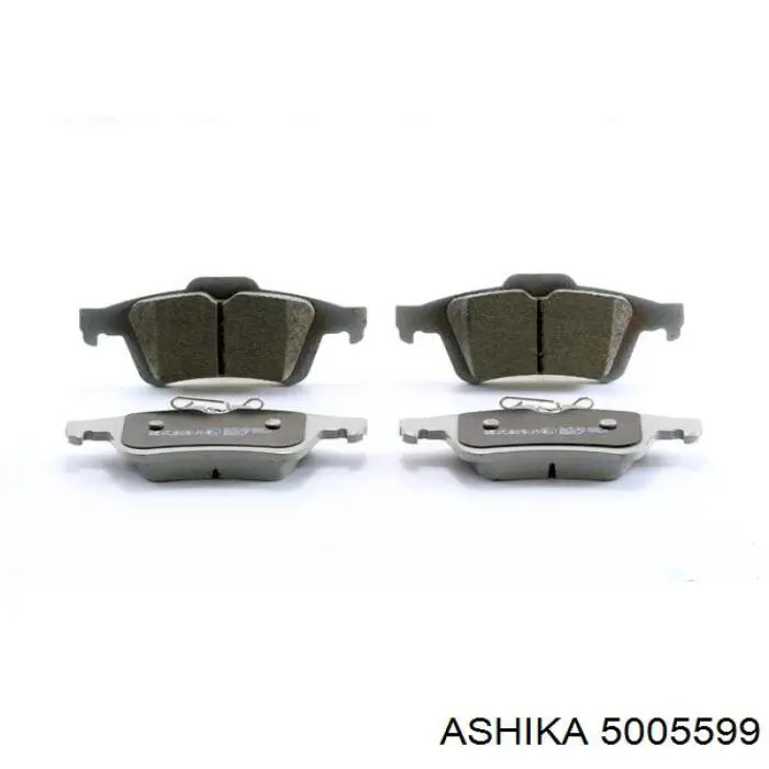 Купить 5005599 Ashika Колодки тормозные