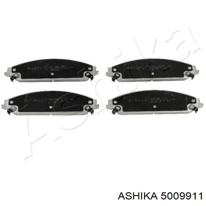 5009911 Ashika колодки тормозные передние дисковые