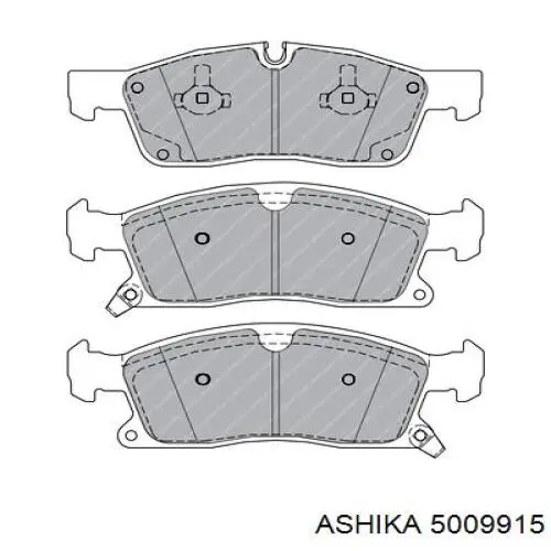 Колодки Ashika 5009915 цена, от 67.27 USD