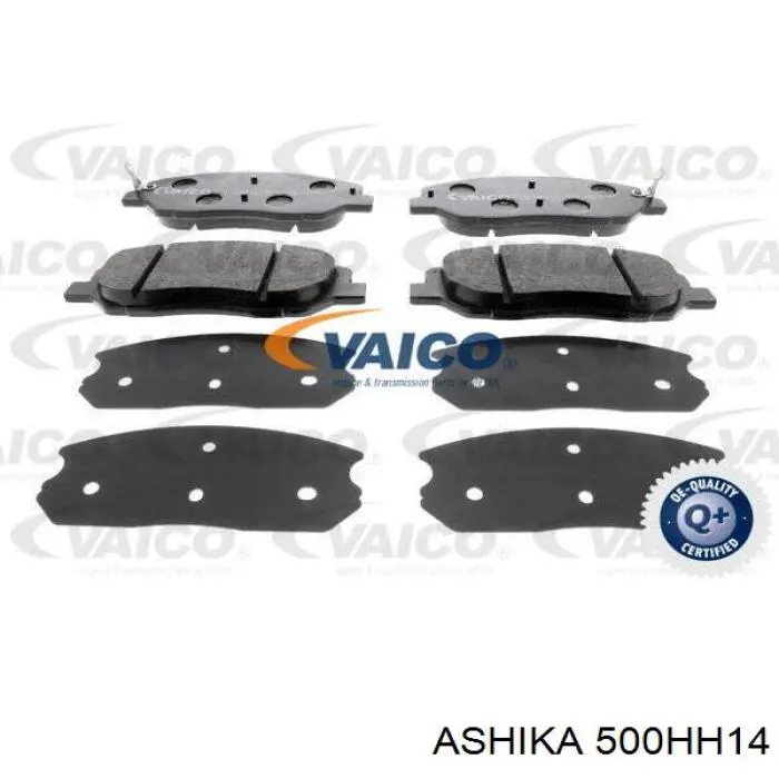 Pastillas de freno delanteras 500HH14 Ashika