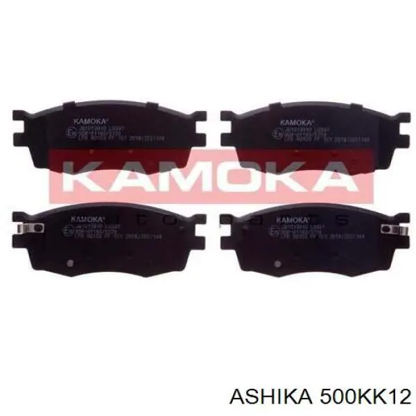 500KK12 Ashika колодки тормозные передние дисковые