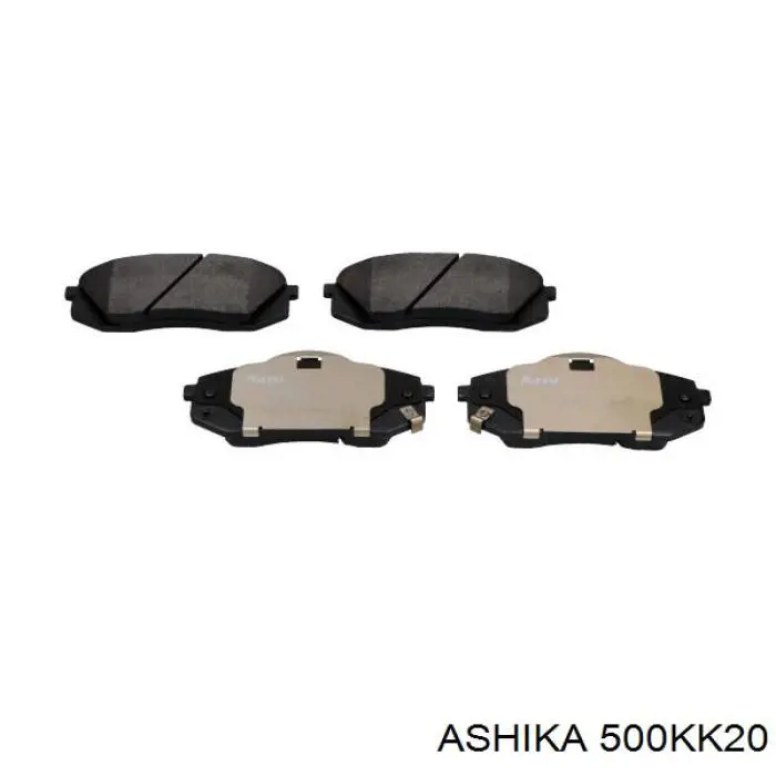 Купить 500KK20 Ashika Колодки тормозные