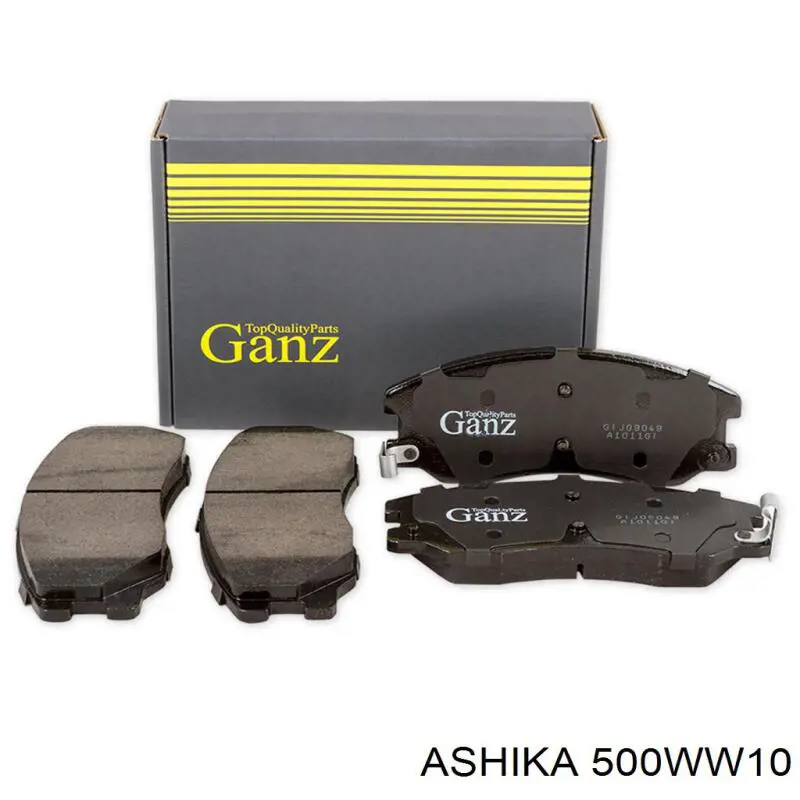 Передние тормозные колодки 500WW10 Ashika