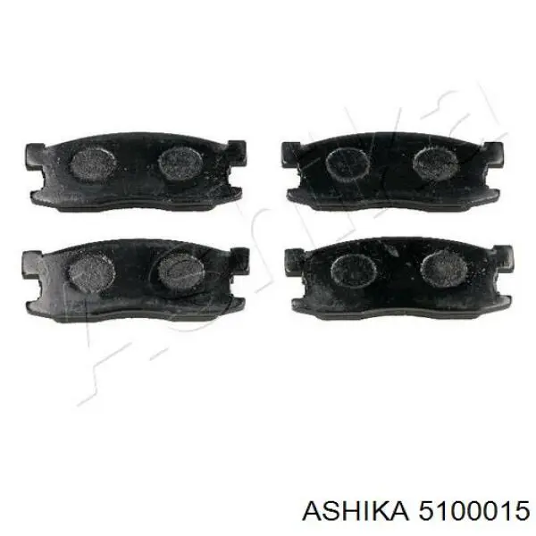 Задние тормозные колодки 5100015 Ashika