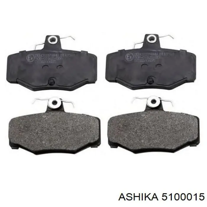 Задние дисковые колодки Ashika 5100015