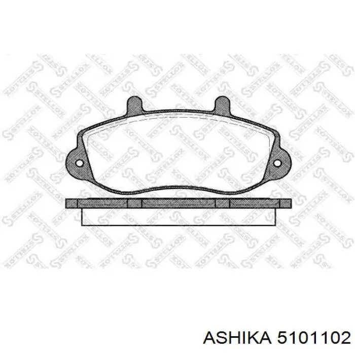 Колодки дисковые  Ashika 5101102 цена, от 16.07 USD