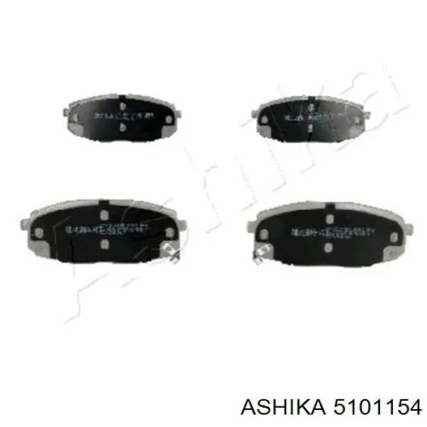 Задние дисковые колодки Ashika 5101154