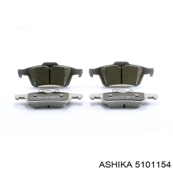 5101154 Ashika Колодки тормозные дисковые комплект
