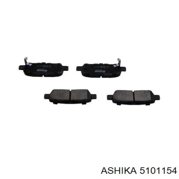 Колодки дисковые  Ashika 5101154 цена, от 20.33 USD