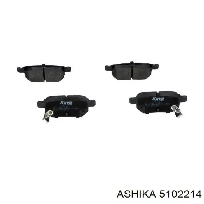 Задние тормозные колодки 5102214 Ashika