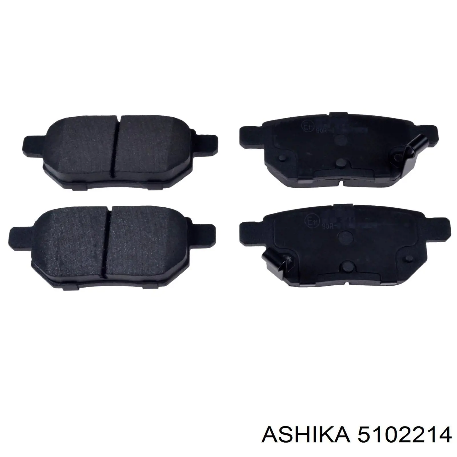 Купить 5102214 Ashika Колодки тормозные задние, дисковые