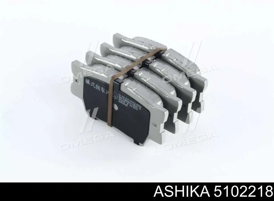 51-02-218 Ashika колодки тормозные задние дисковые