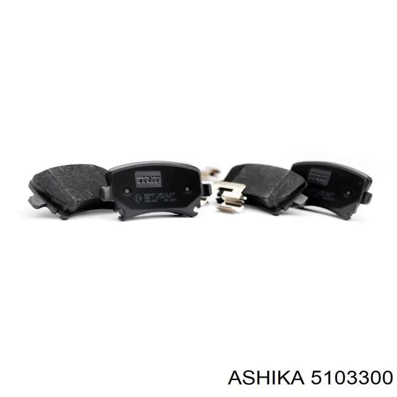 Купить 5103300 Ashika Колодки тормозные задние, дисковые