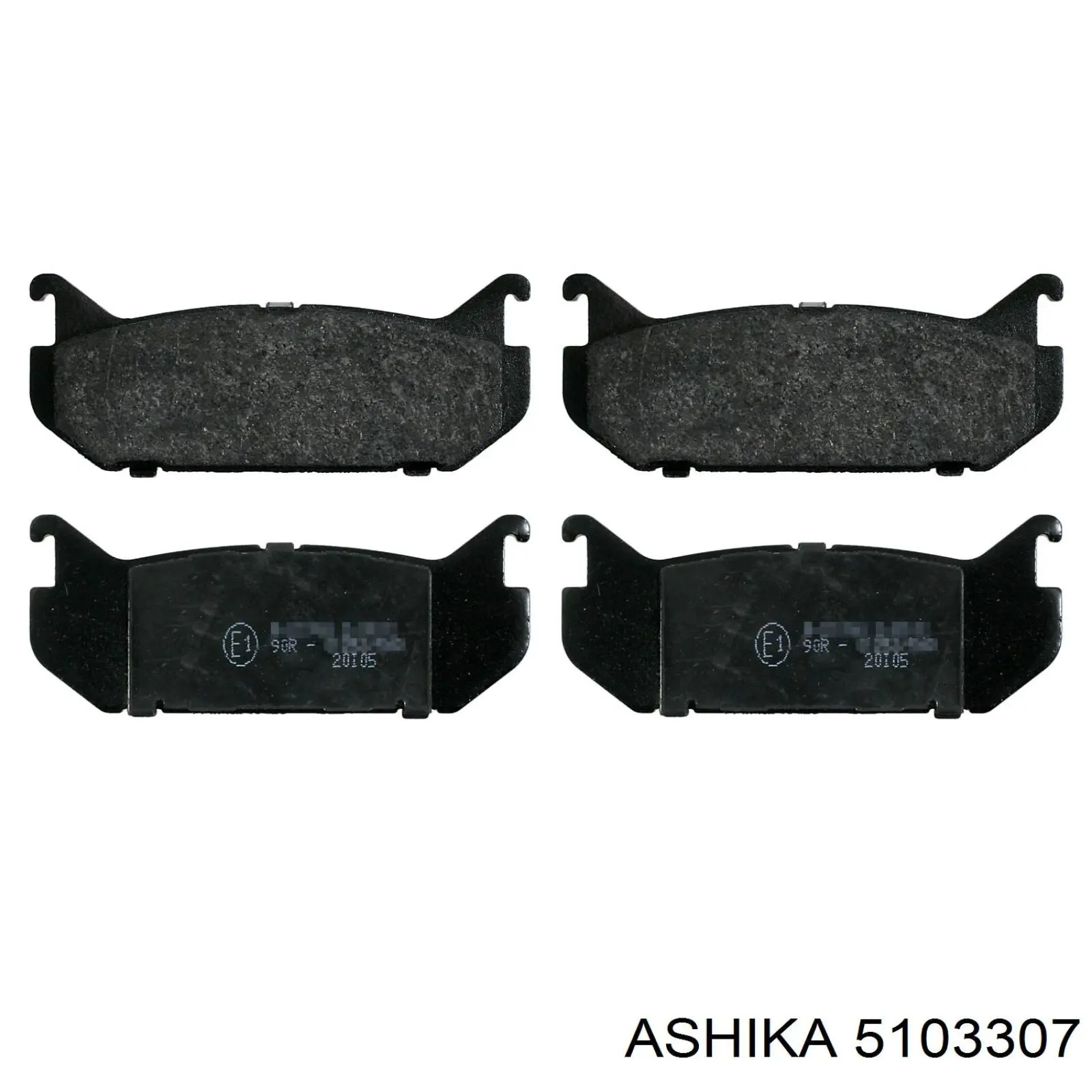 Колодки дисковые  Ashika 5103307 цена, от 12.15 USD