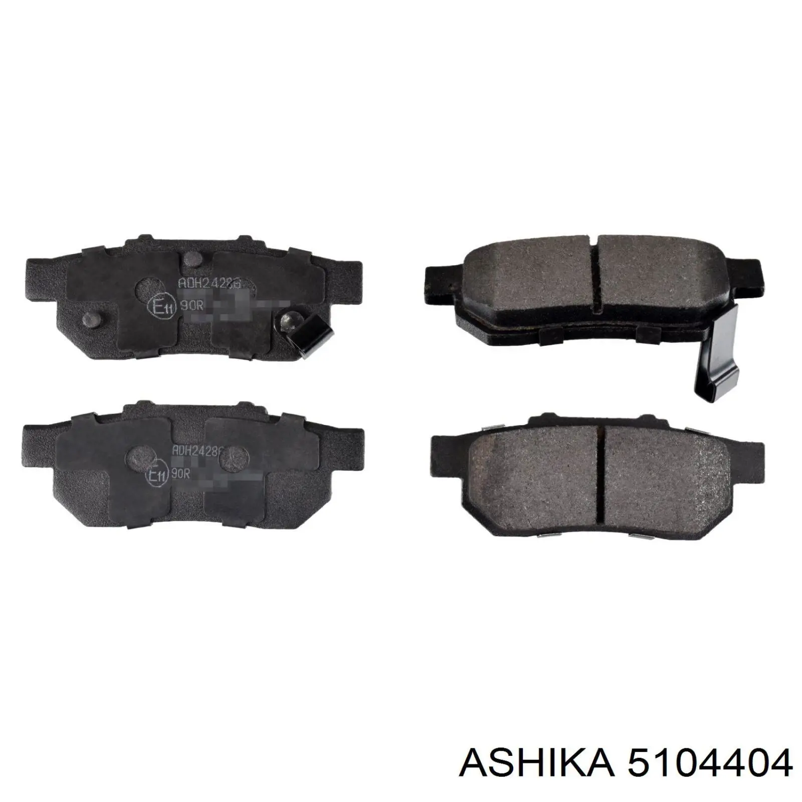 Колодки гальмові задні, дискові 5104404 Ashika