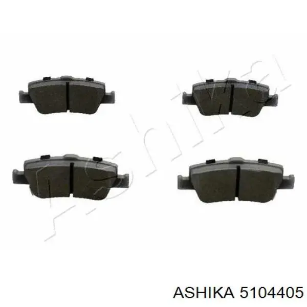 Купить 5104405 Ashika Колодки тормозные задние, дисковые