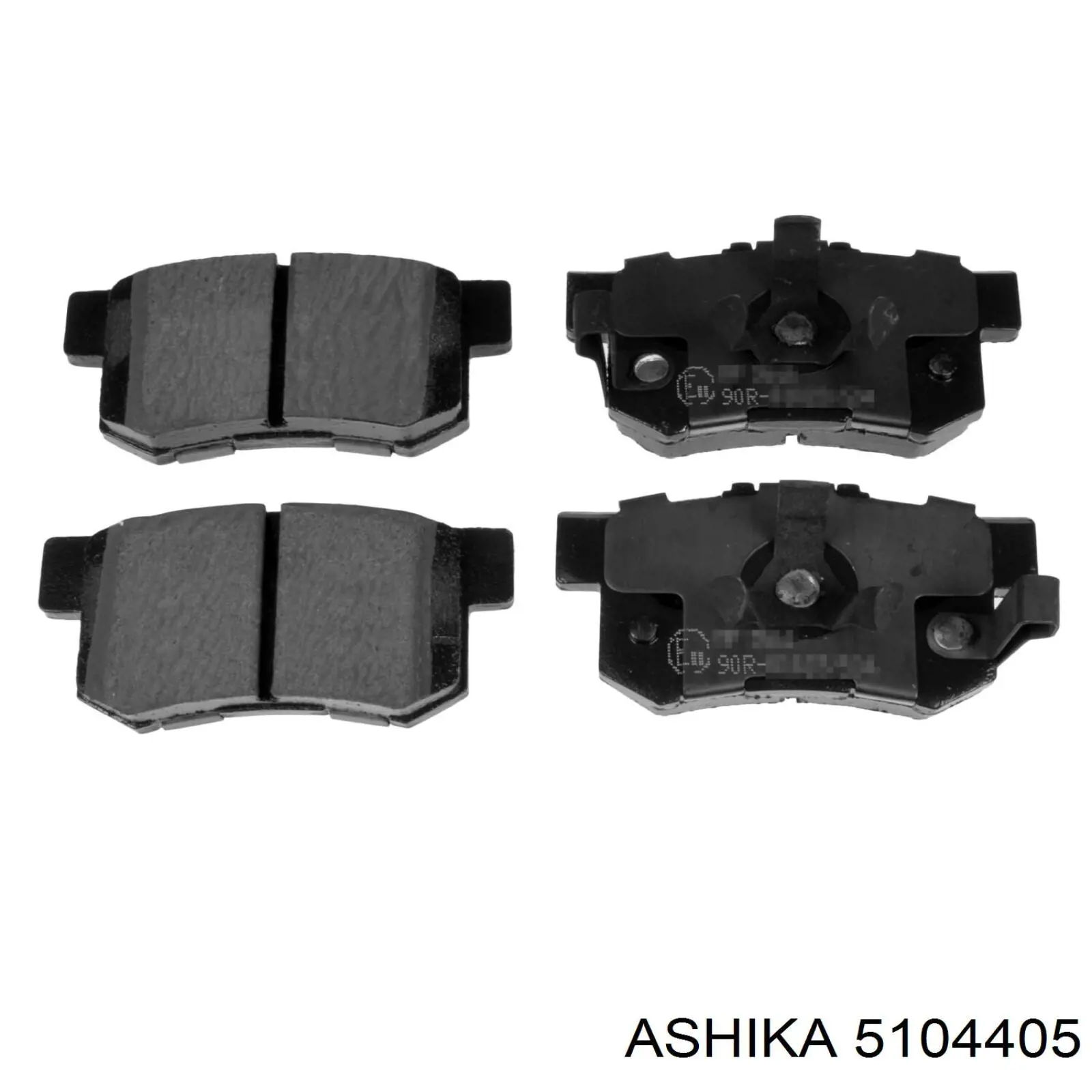 Задние тормозные колодки 5104405 Ashika