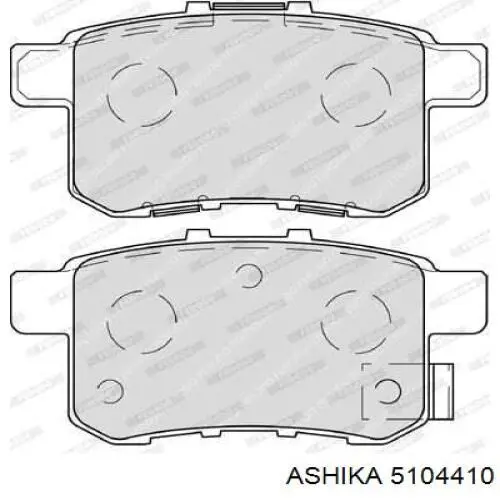 Колодки дисковые  Ashika 5104410 цена, от 17.34 USD