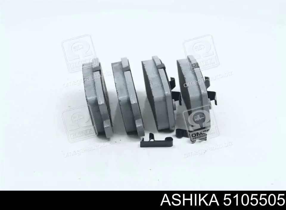5105505 Ashika колодки тормозные задние дисковые