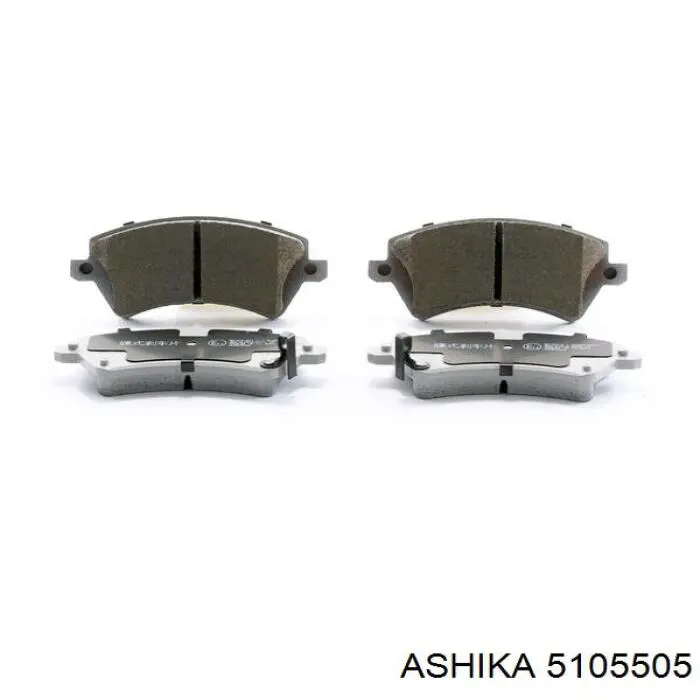 Задние тормозные колодки 5105505 Ashika