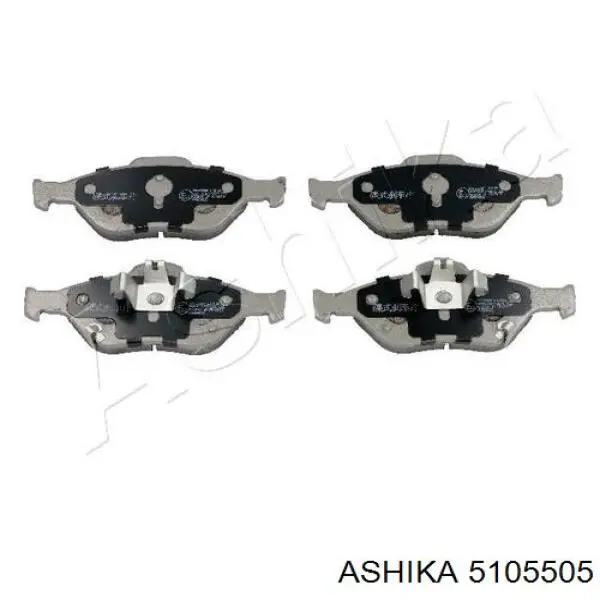 Задние дисковые колодки Ashika 5105505