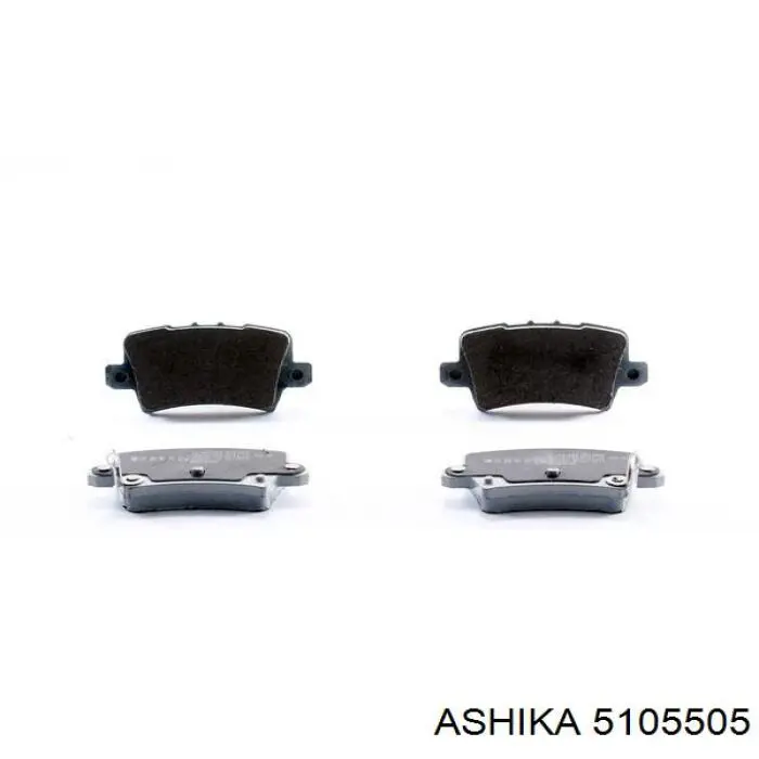 Колодки дисковые  Ashika 5105505 цена, от 22.70 USD