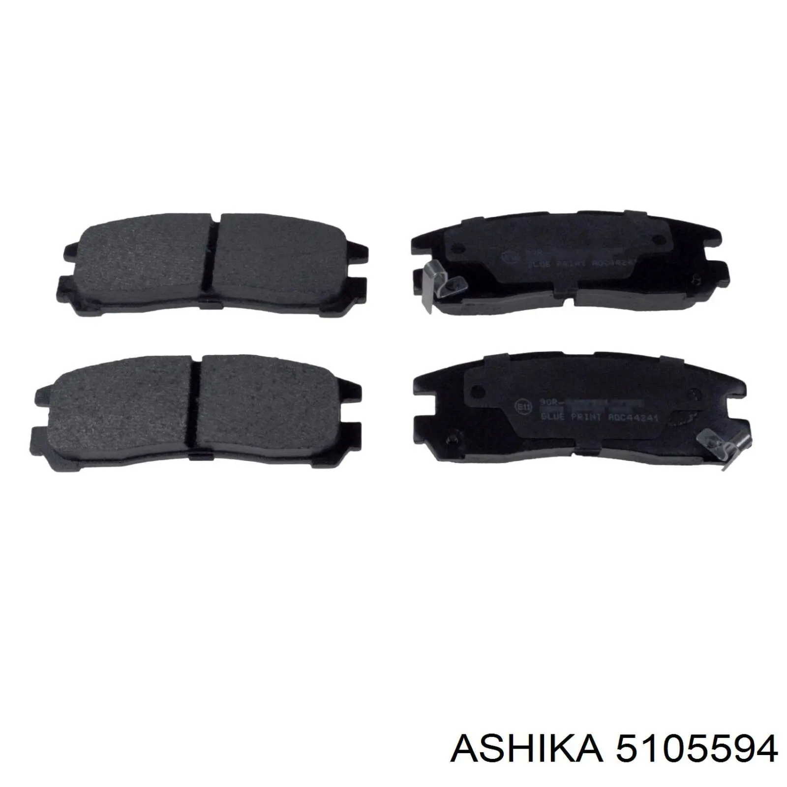5105594 Ashika Колодки тормозные дисковые комплект