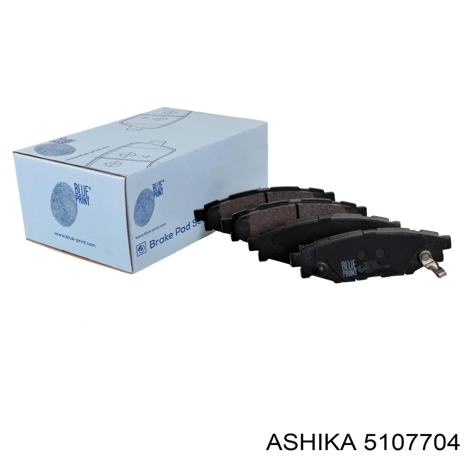 Задние тормозные колодки 5107704 Ashika