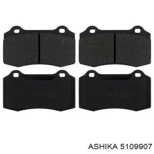 5109907 Ashika Колодки тормозные дисковые комплект