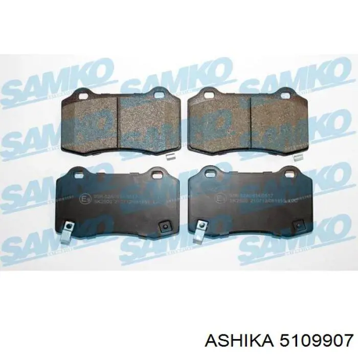 Колодки дисковые  Ashika 5109907 цена, от 27.84 USD