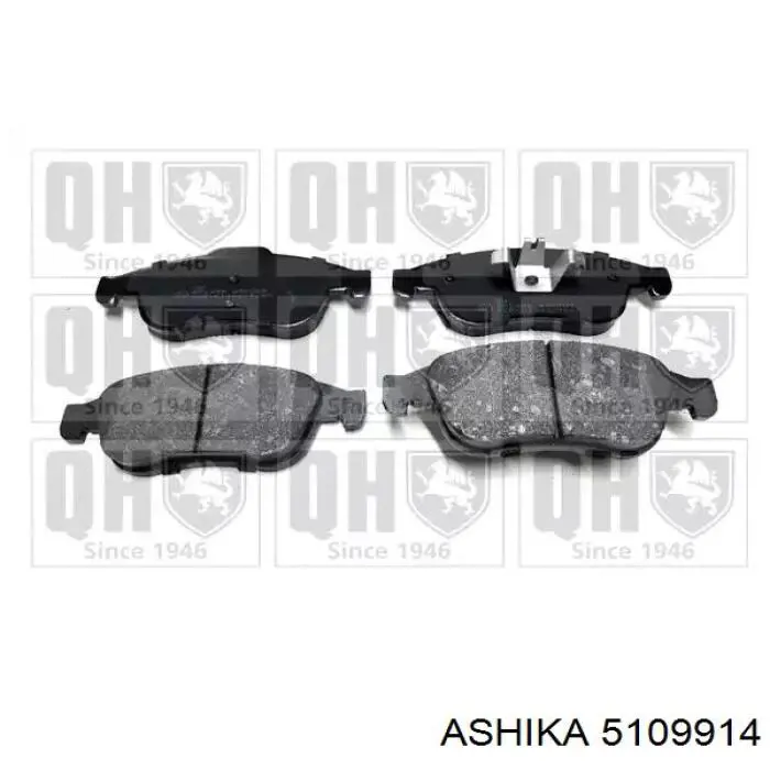 Купить 5109914 Ashika Колодки тормозные задние, дисковые