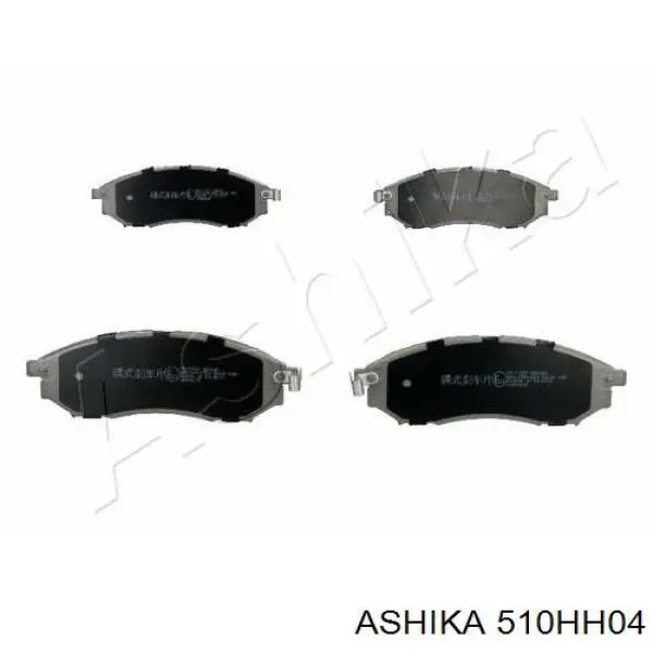 Задние дисковые колодки Ashika 510HH04