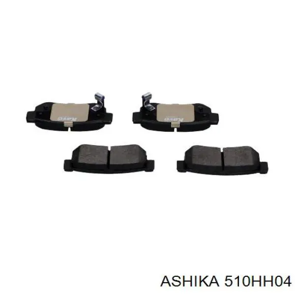 Колодки дисковые  Ashika 510HH04 цена, от 15.32 USD