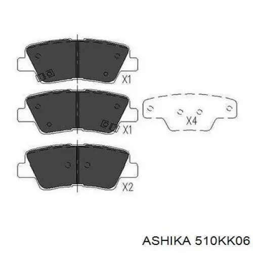 Задние тормозные колодки 302335 VALEO