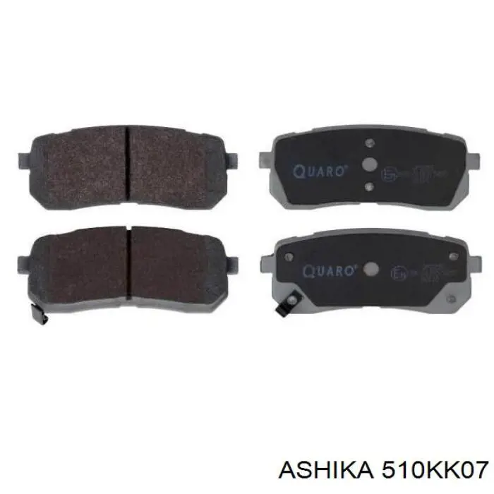 Задние тормозные колодки 510KK07 Ashika