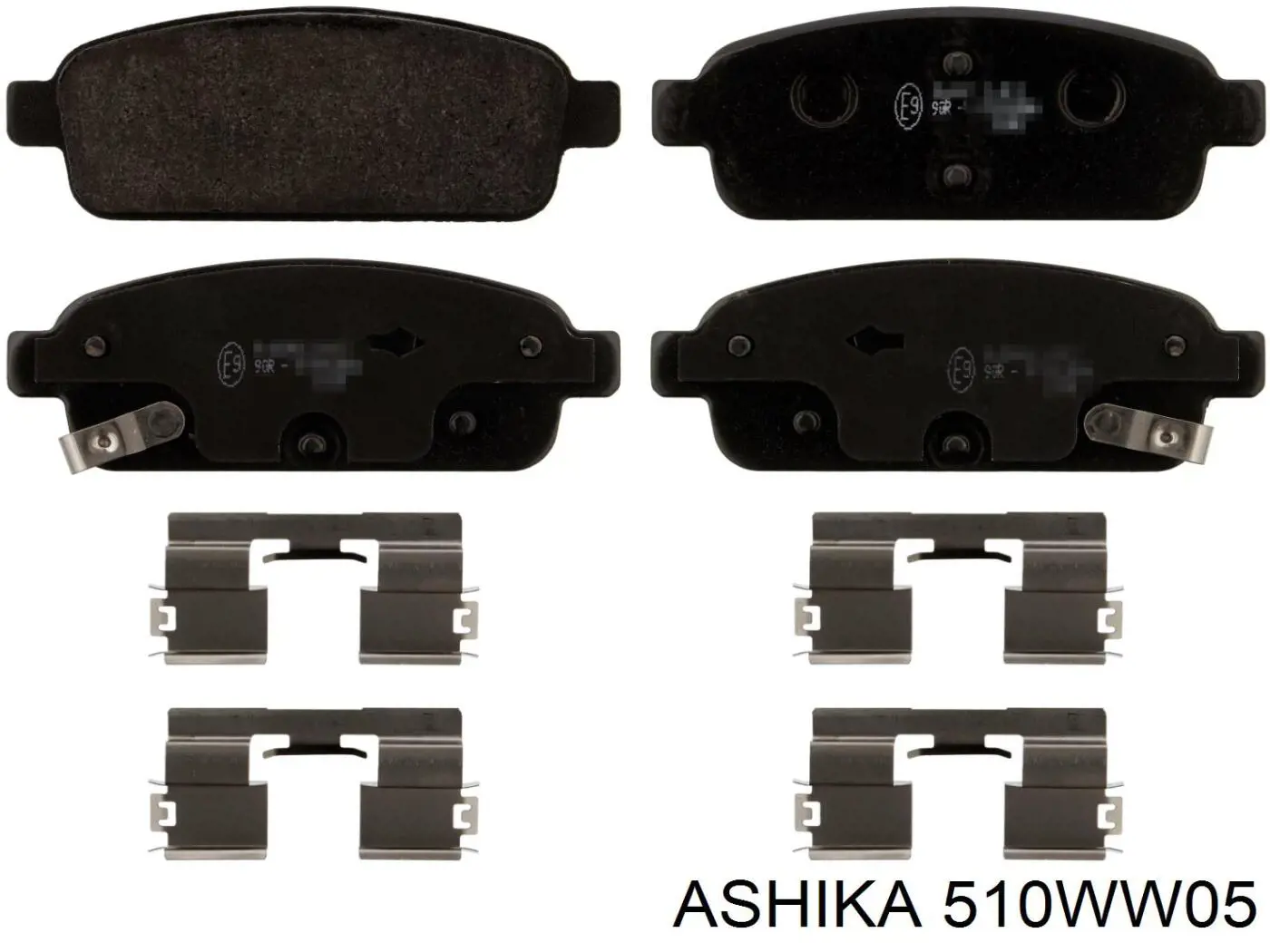 Задние тормозные колодки 510WW05 Ashika