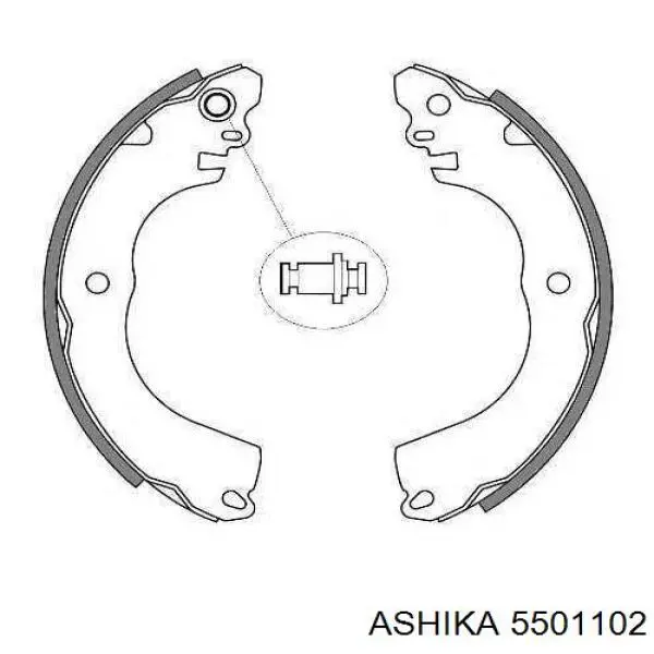 Тормоза рабочие задние ножные и тормозные барабаны Ashika 5501102 цена, от 24.10 USD