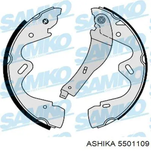 Тормоза рабочие задние ножные и тормозные барабаны Ashika 5501109 цена, от 45.13 USD