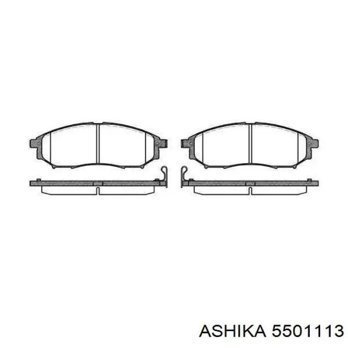 Барабанные колодки Ashika 5501113